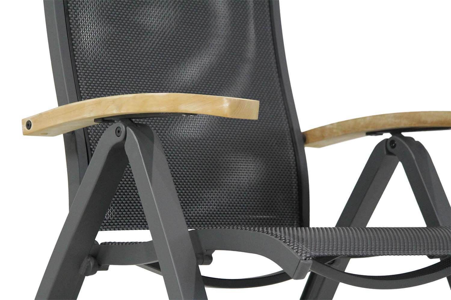 Presto Tarenta standenstoel met teak arm thumbnail