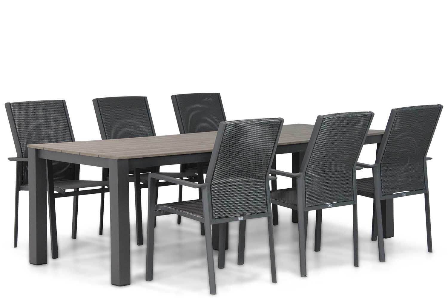 Presto Ricadi/Valley 240 cm dining tuinset 7-delig thumbnail