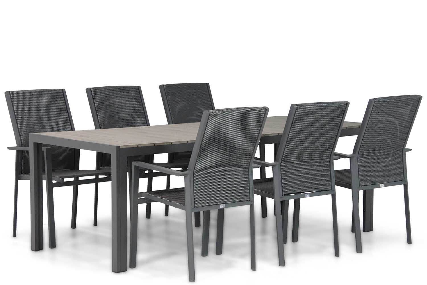 Presto Ricadi/Young 217 cm dining tuinset 7-delig thumbnail