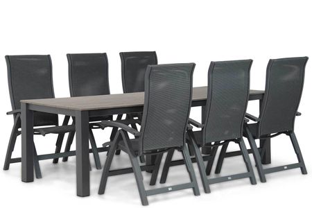 Presto Tarenta/Valley 240 cm dining tuinset 7-delig