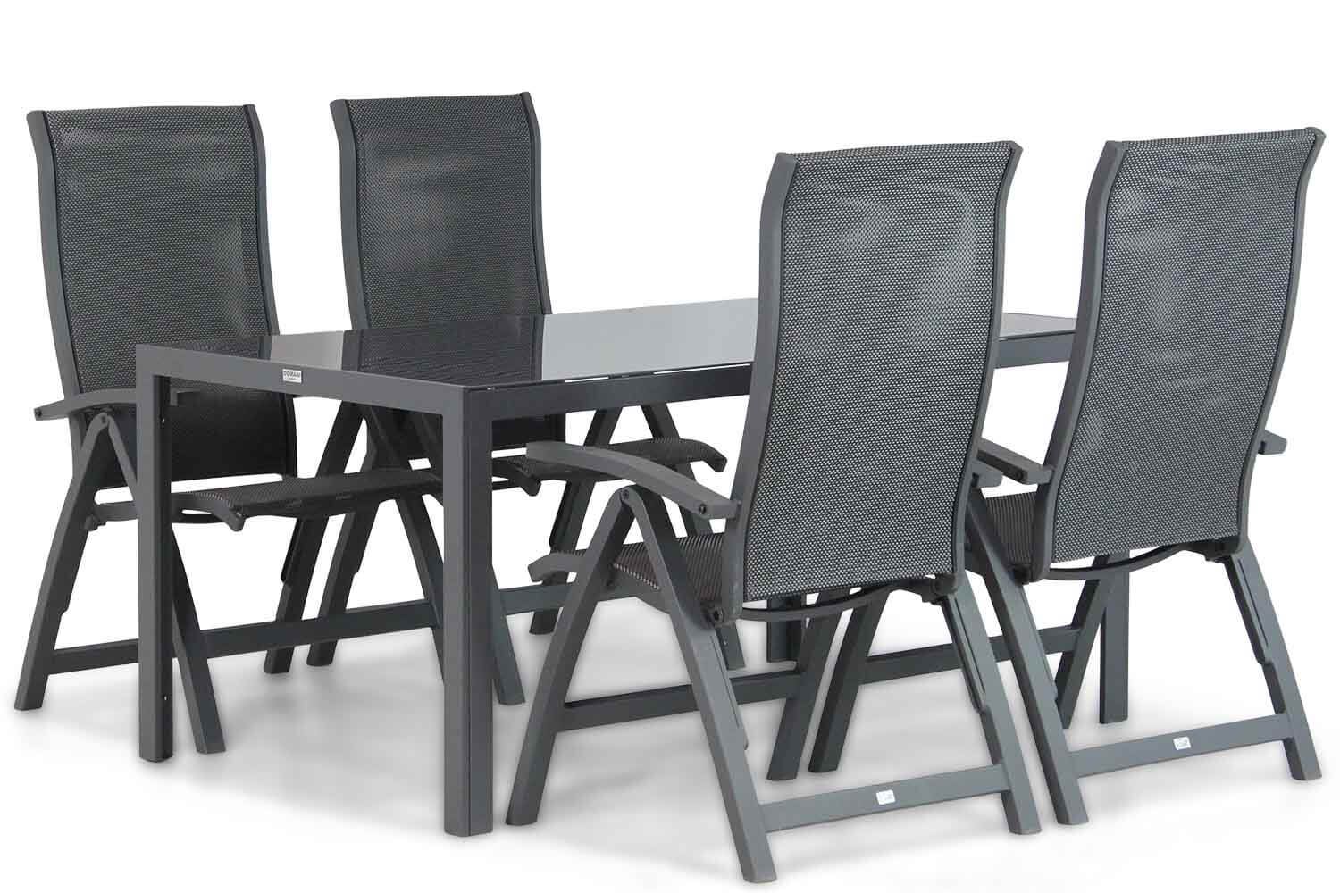 Presto Tarenta/Mondello 160 cm dining tuinset 5-delig thumbnail