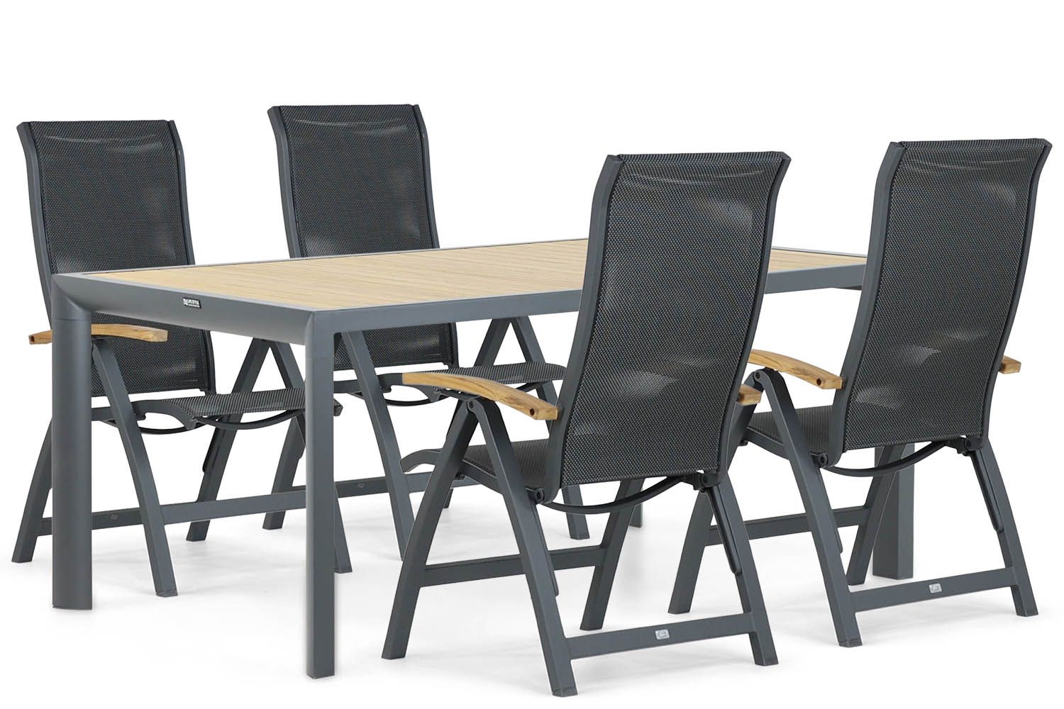 Presto Tarenta/Borello 180 cm dining tuinset 5-delig thumbnail
