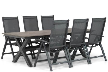 Presto Vasto/Forest 240 cm dining tuinset 7-delig