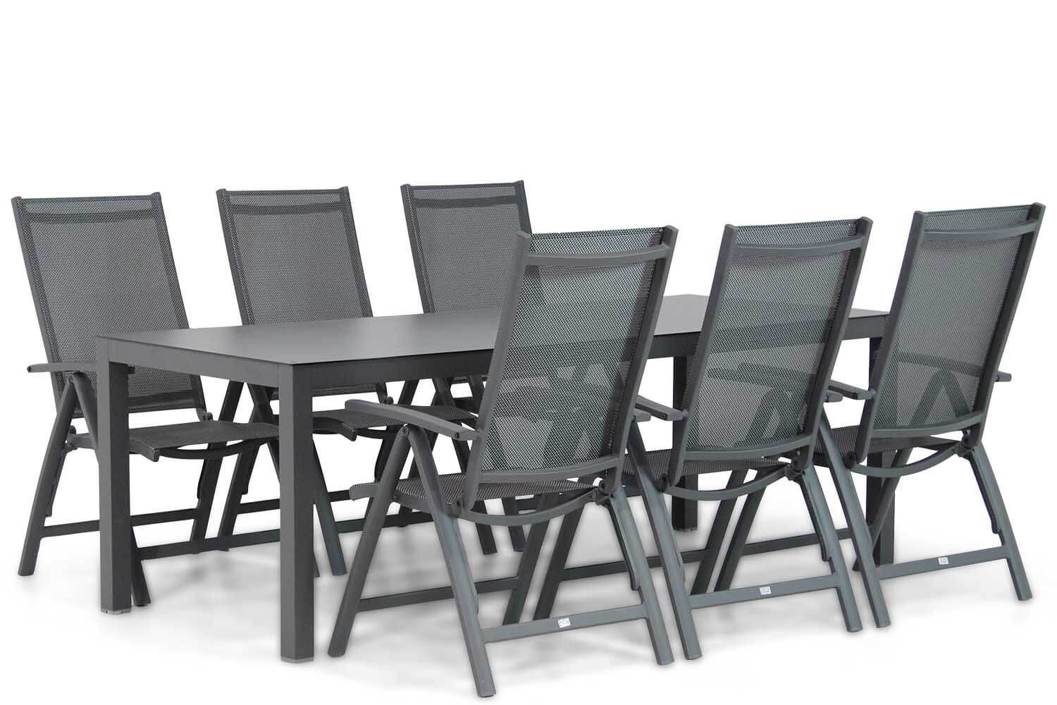 Presto Vasto/Madras 220 cm dining tuinset 7-delig thumbnail