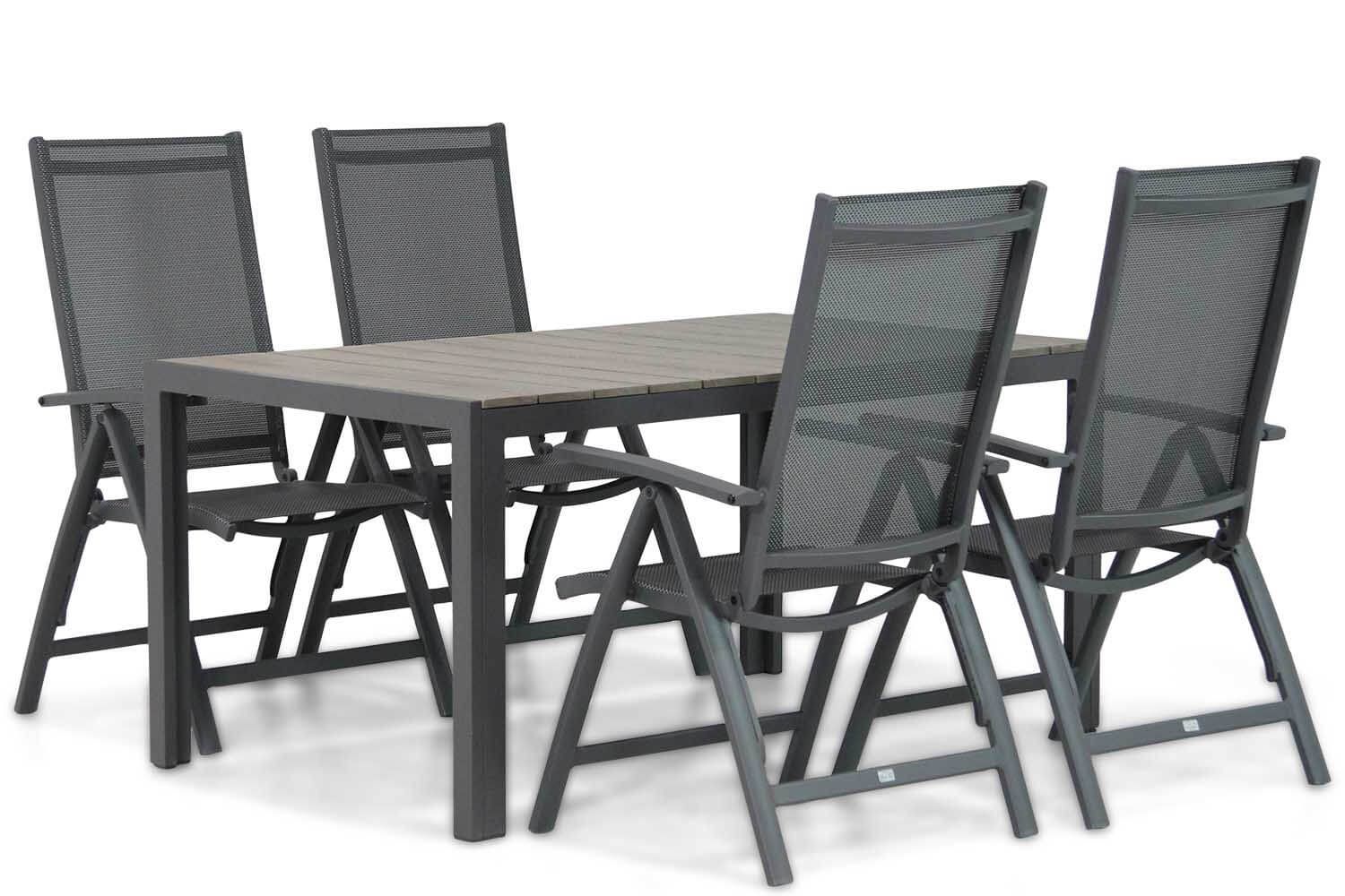 Presto Vasto/Young 155 cm dining tuinset 5-delig thumbnail