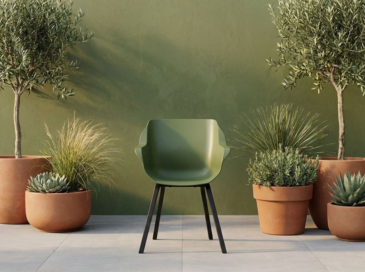 Hartman Sophie Element dining tuinstoel moss green - met gratis kussen