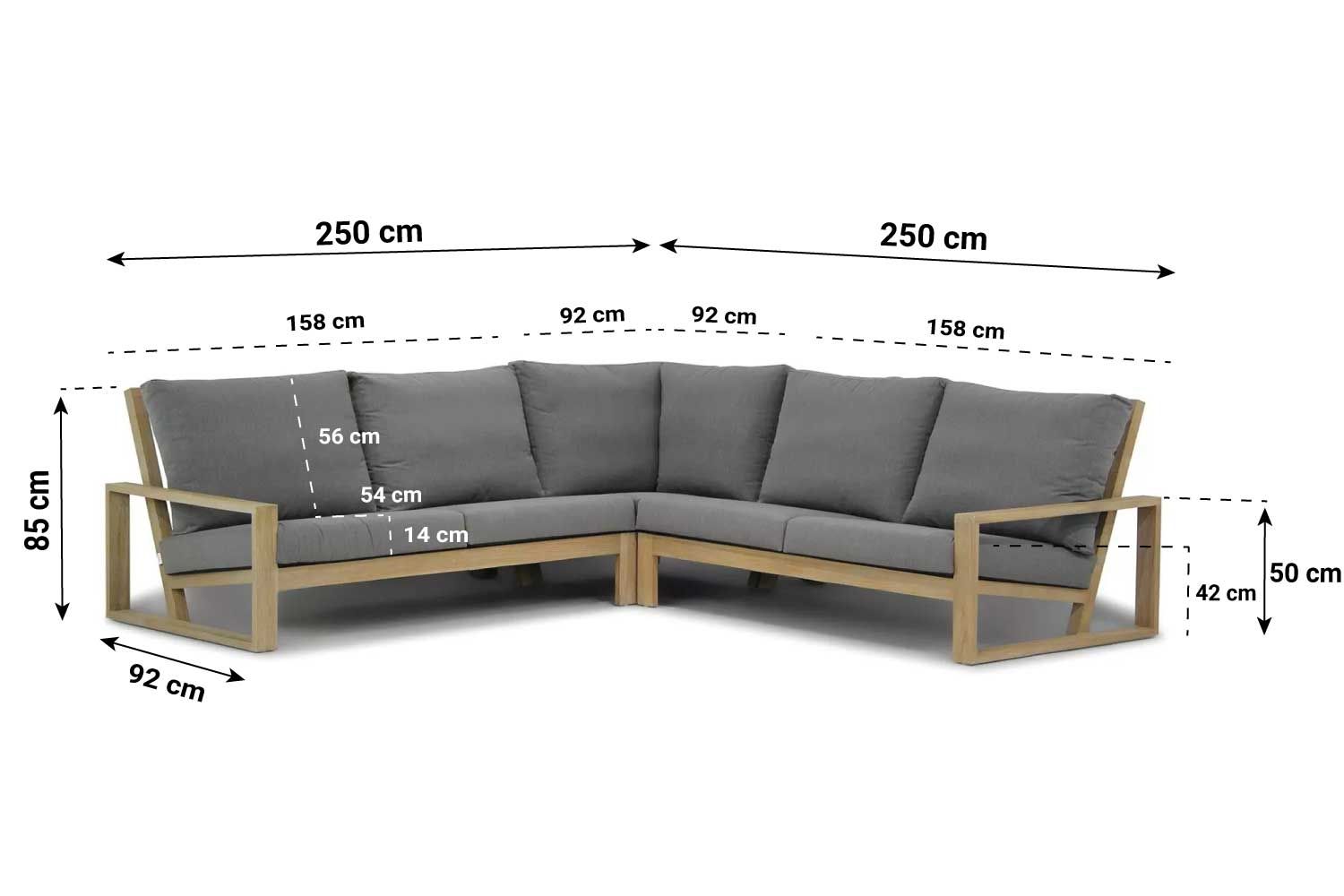 Lifestyle Pure Island hoek loungeset 3-delig thumbnail