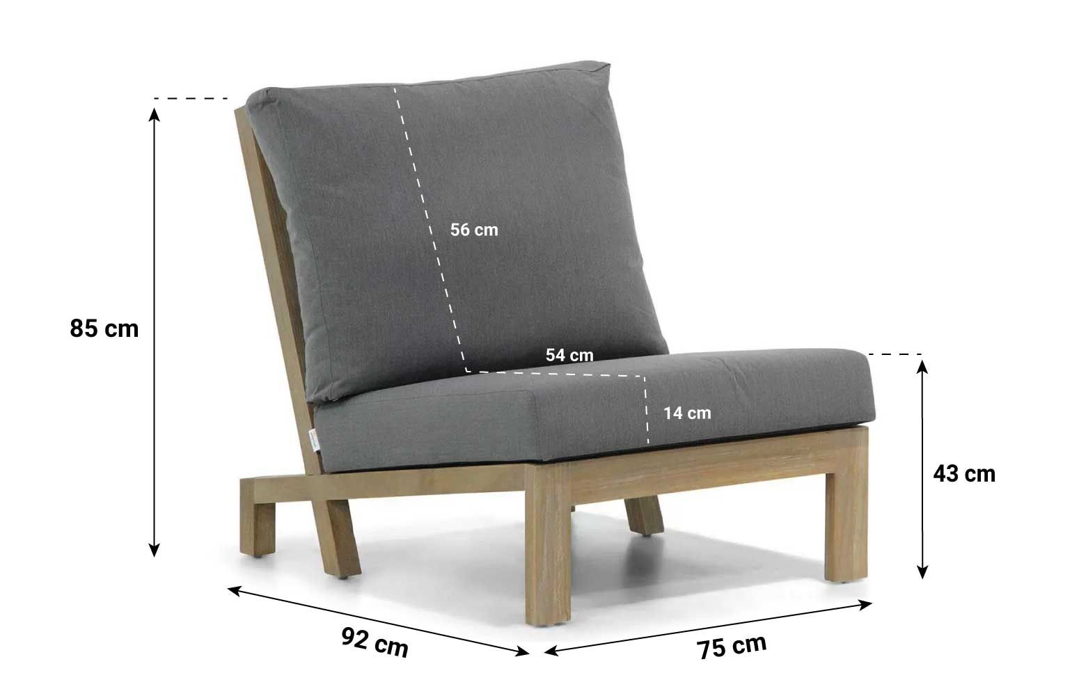 Lifestyle Pure Island hoek loungeset 5-delig