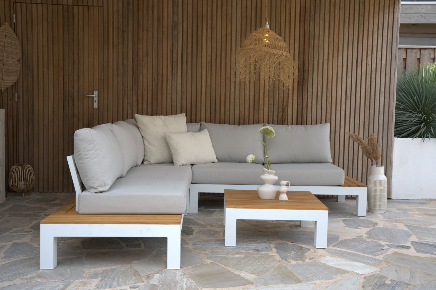 Lifestyle Ravalla/Seaside 90 cm hoek loungeset 4-delig thumbnail