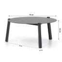 Coco Ralph/Rimini 75 cm stoel-bank loungeset 4-delig thumbnail