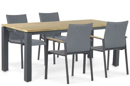 Lifestyle Brandon/Riviera 180 cm dining tuinset 5-delig