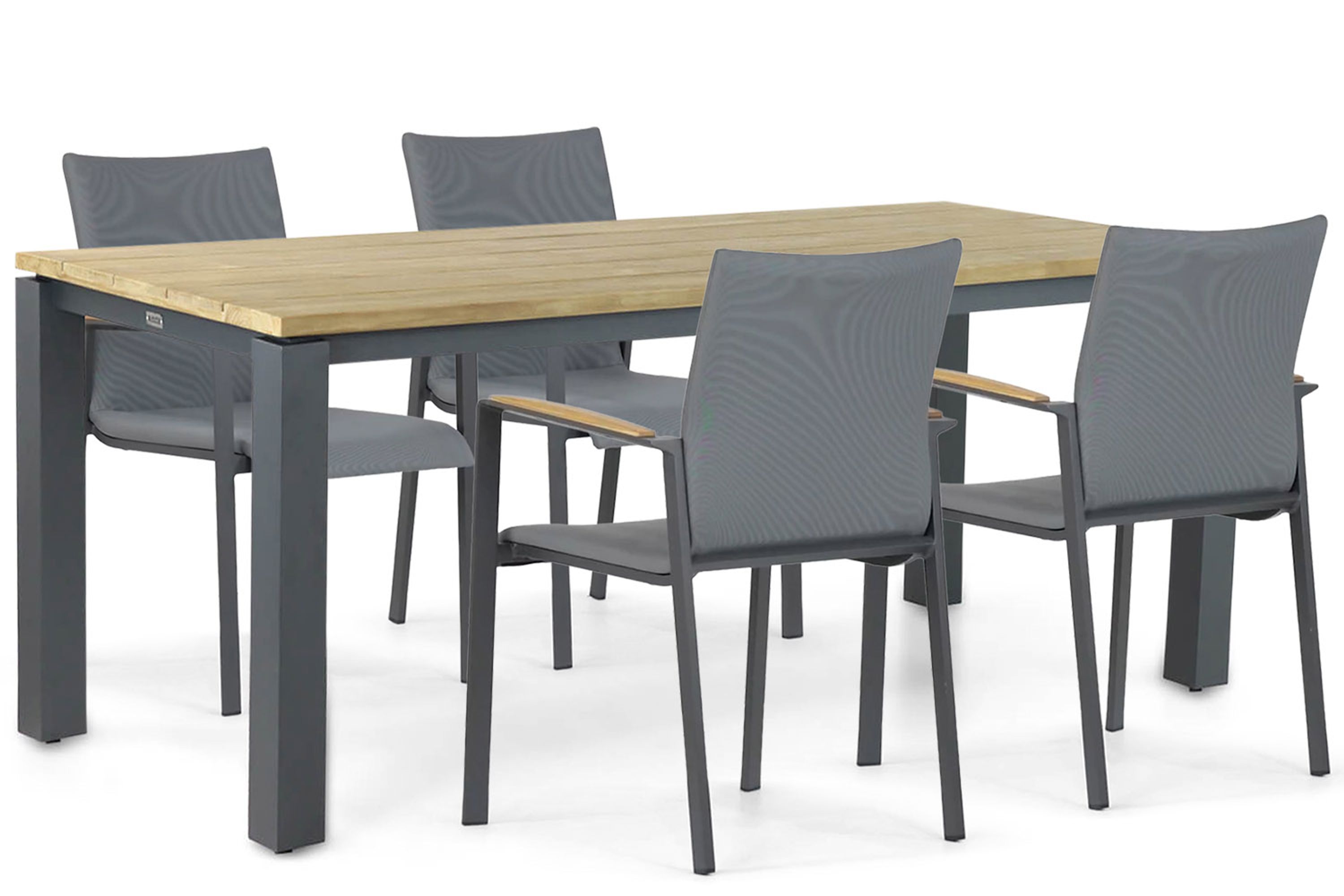 Lifestyle Brandon/Riviera 180 cm dining tuinset 5-delig