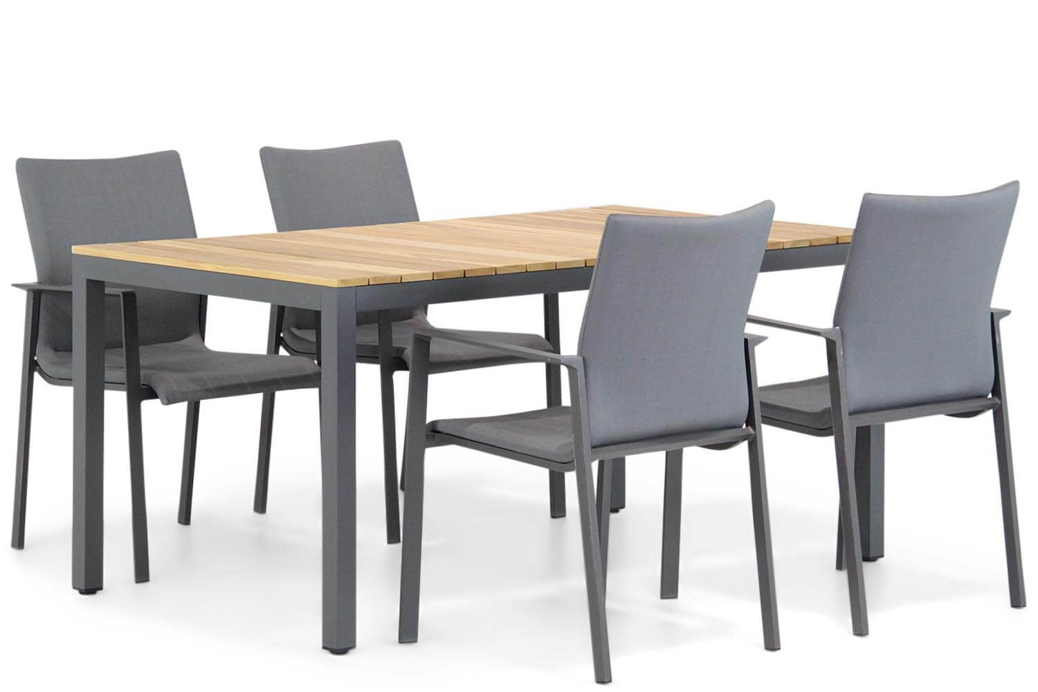 Lifestyle Rome/Mazzarino 160 cm dining tuinset 5-delig thumbnail