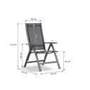 Hartman Royal Club/Graniet 120 cm dining tuinset 5-delig thumbnail