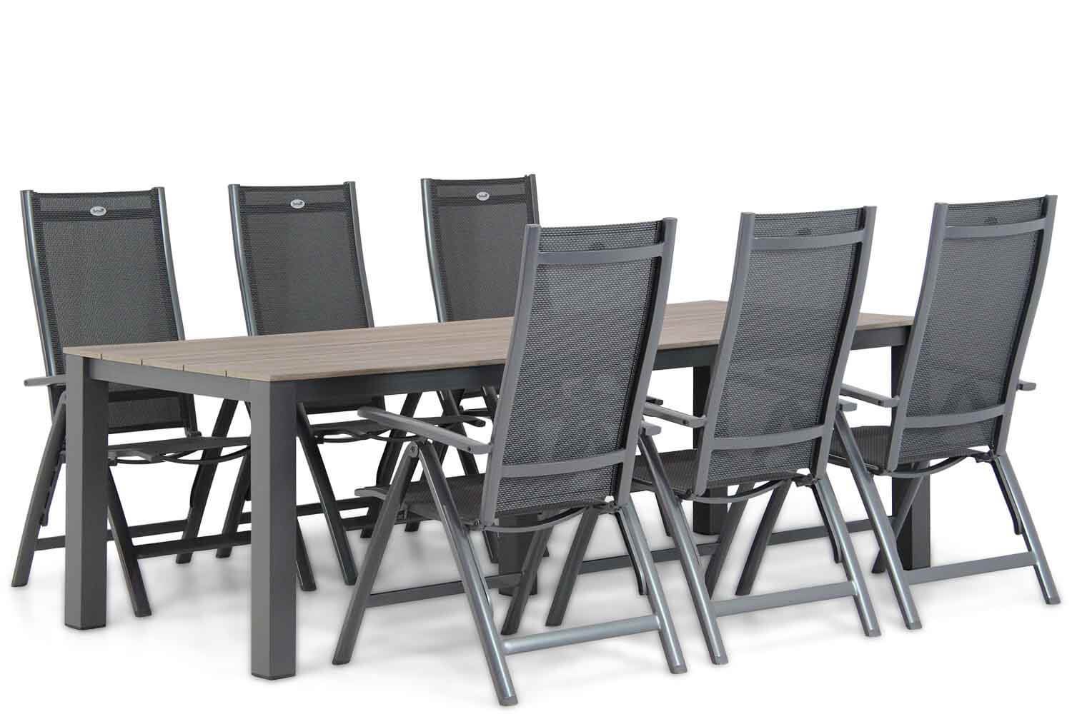 Hartman Royal Club/Valley 240 cm dining tuinset 7-delig thumbnail