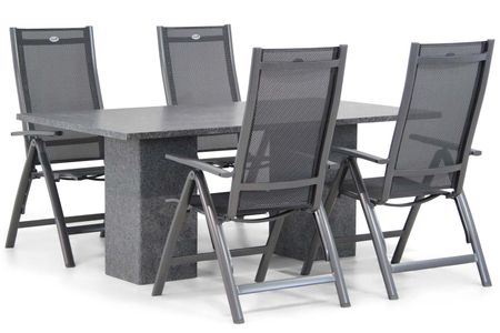 Hartman Royal Club/Graniet 180 cm dining tuinset 5-delig