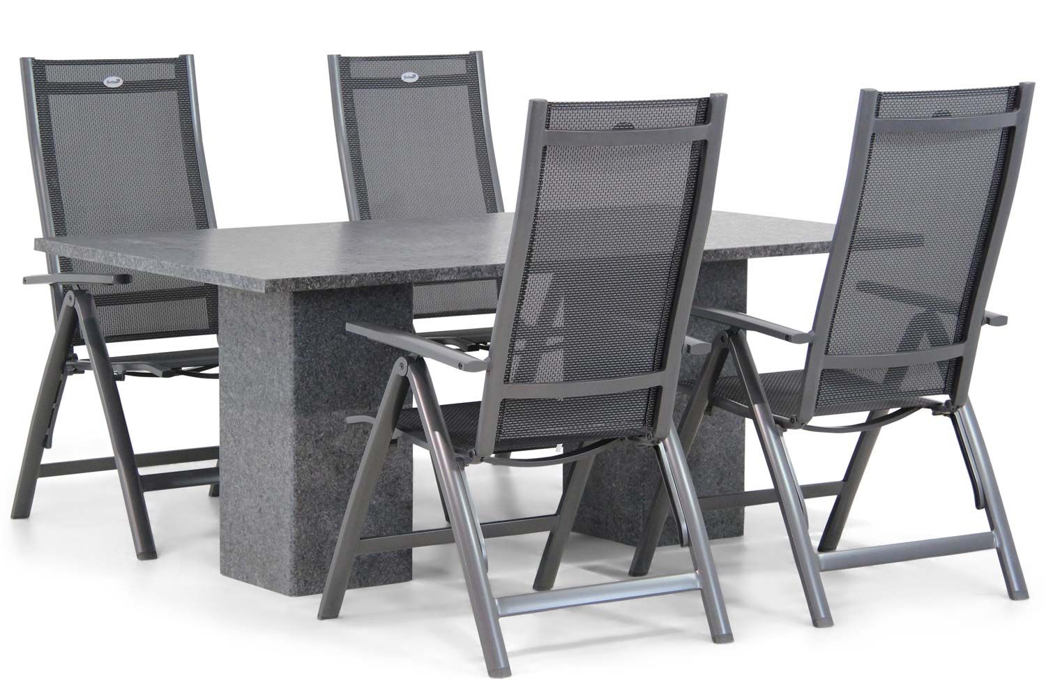 Hartman Royal Club/Graniet 180 cm dining tuinset 5-delig thumbnail