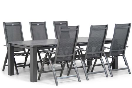 Hartman Royal Club/Alaska 240 cm dining tuinset 7-delig