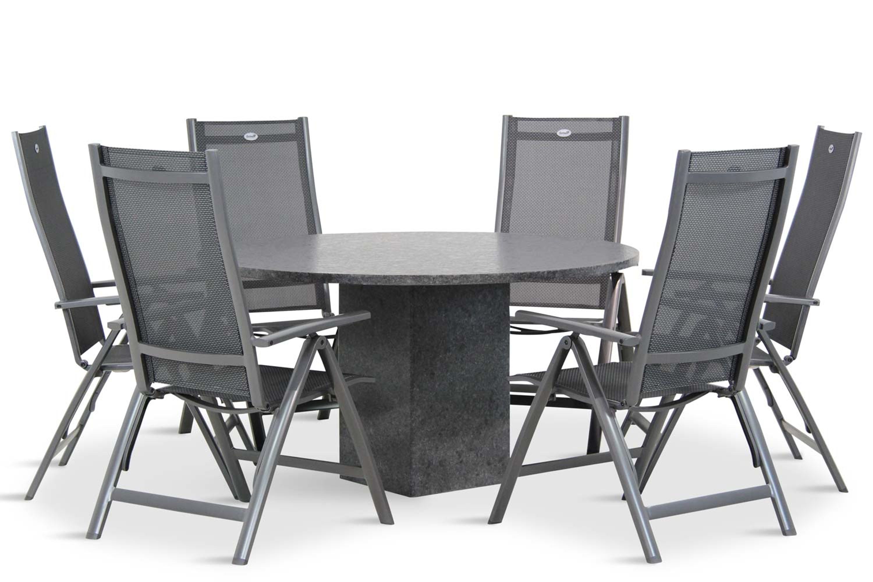 Hartman Royal Club/Graniet 140 cm dining tuinset 5-delig