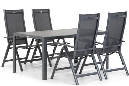 Hartman Royal Club/Varano 160 cm dining tuinset 5-delig
