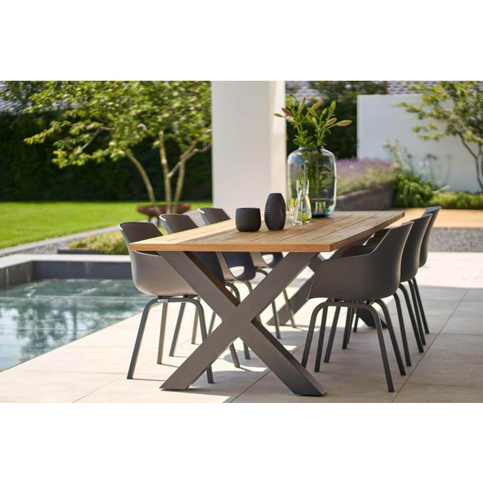 Garden Collections Oxbow/Cardiff 180 cm dining tuinset 5-delig
