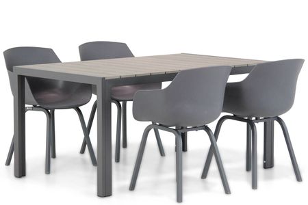 Lifestyle Salina/Young 155 cm dining tuinset 5-delig