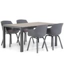 Lifestyle Salina/Young 155 cm dining tuinset 5-delig thumbnail