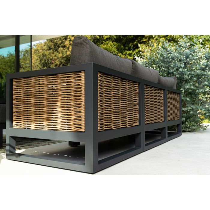 Santika Salviano/Riviera 75 cm lounge tuinbank 3-delig