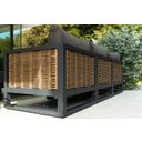 Santika Salviano/Riviera 75 cm lounge tuinbank 3-delig thumbnail