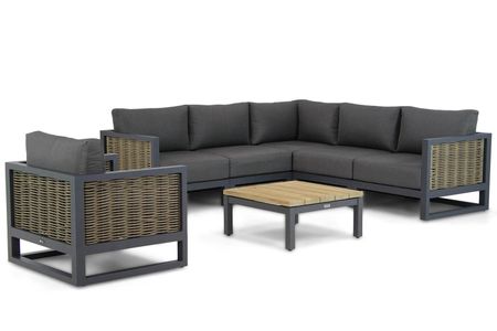 Santika Salviano/Riviera 75 cm Gartenlounge Rattan 7-teilig