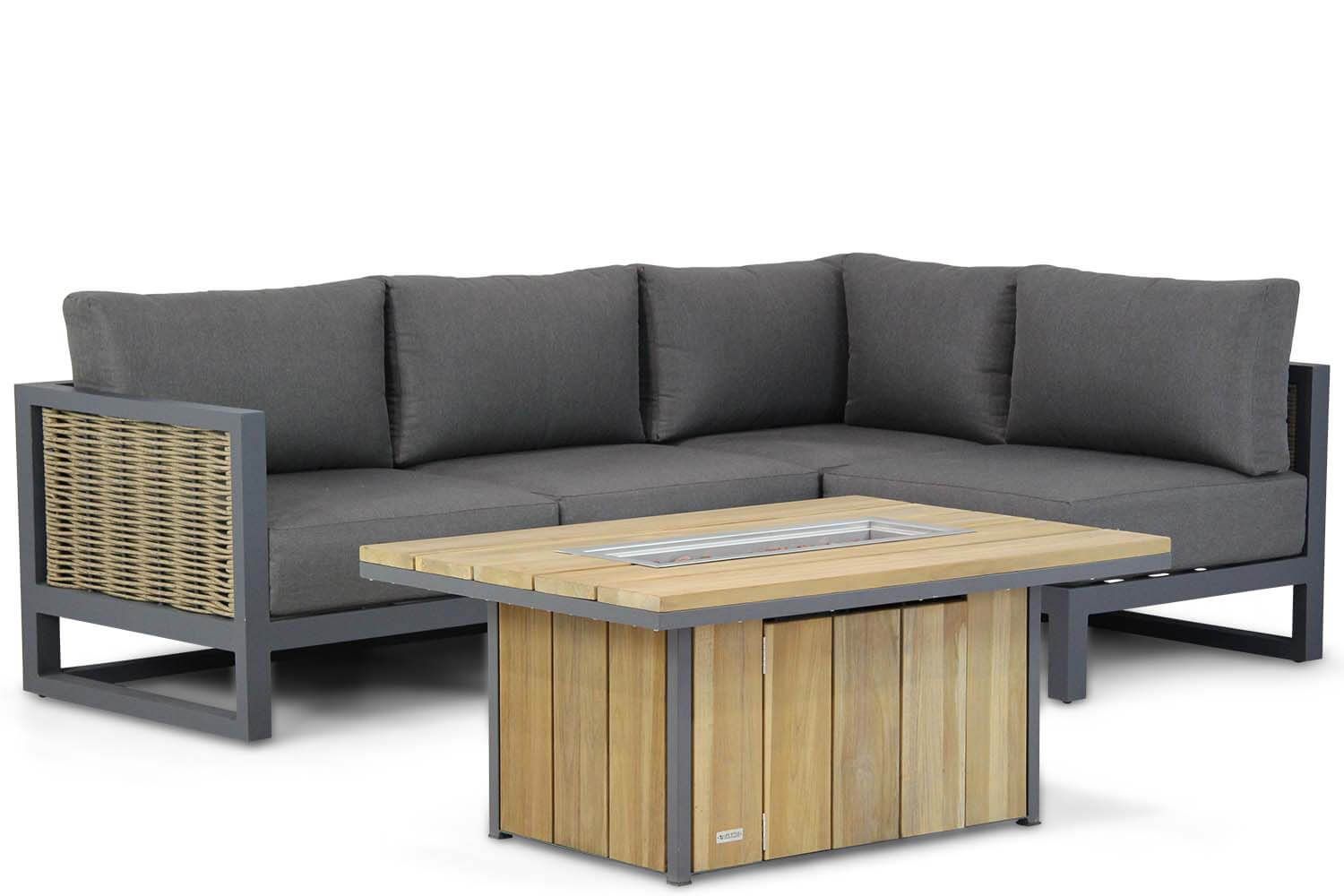 Santika Salviano/Seaside 120 cm hoek loungeset 5-delig