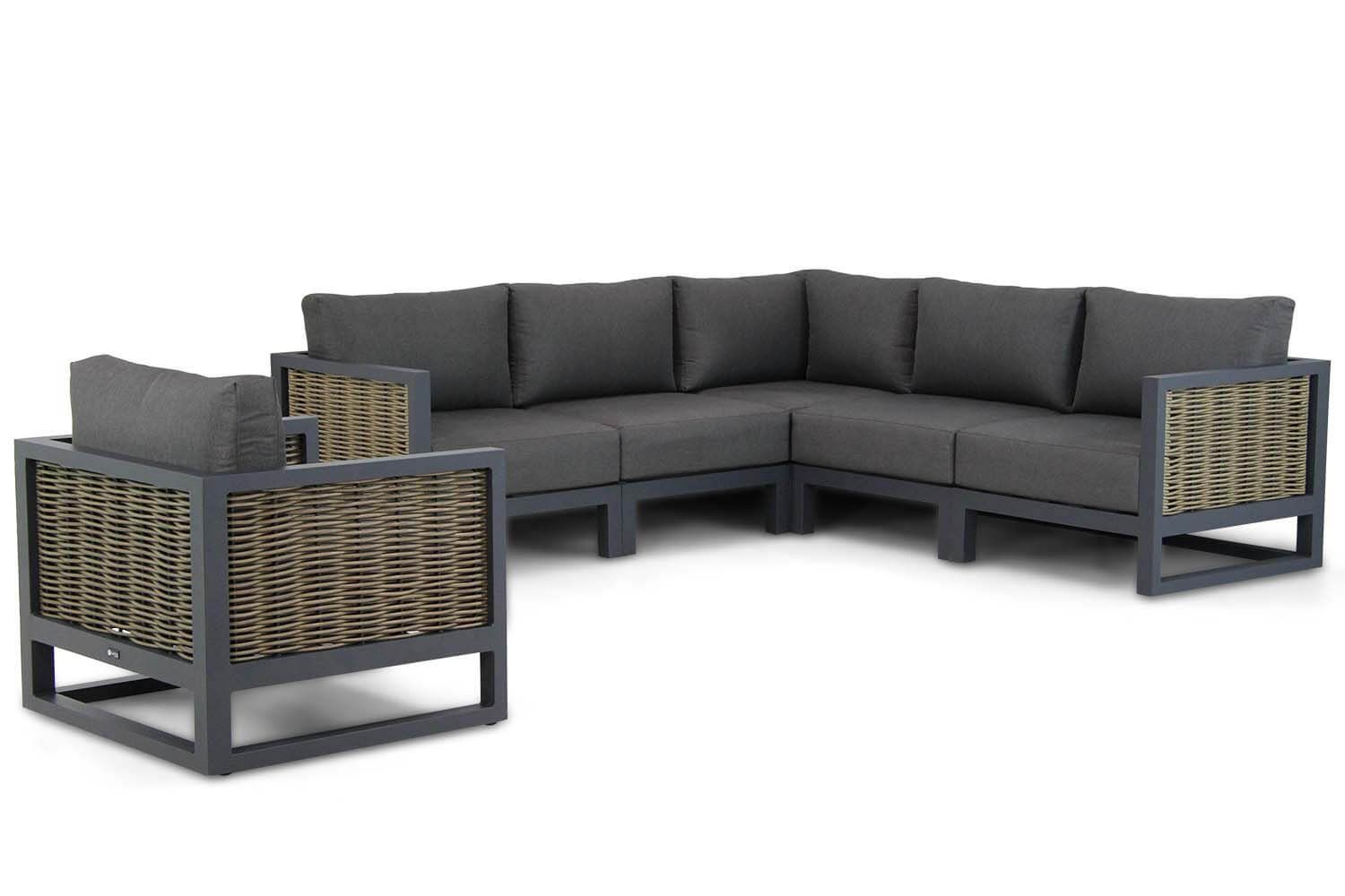 Santika Salviano hoek loungeset 6-delig thumbnail