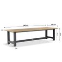 Lifestyle Western/San Francisco 300 cm dining tuinset 9-delig thumbnail