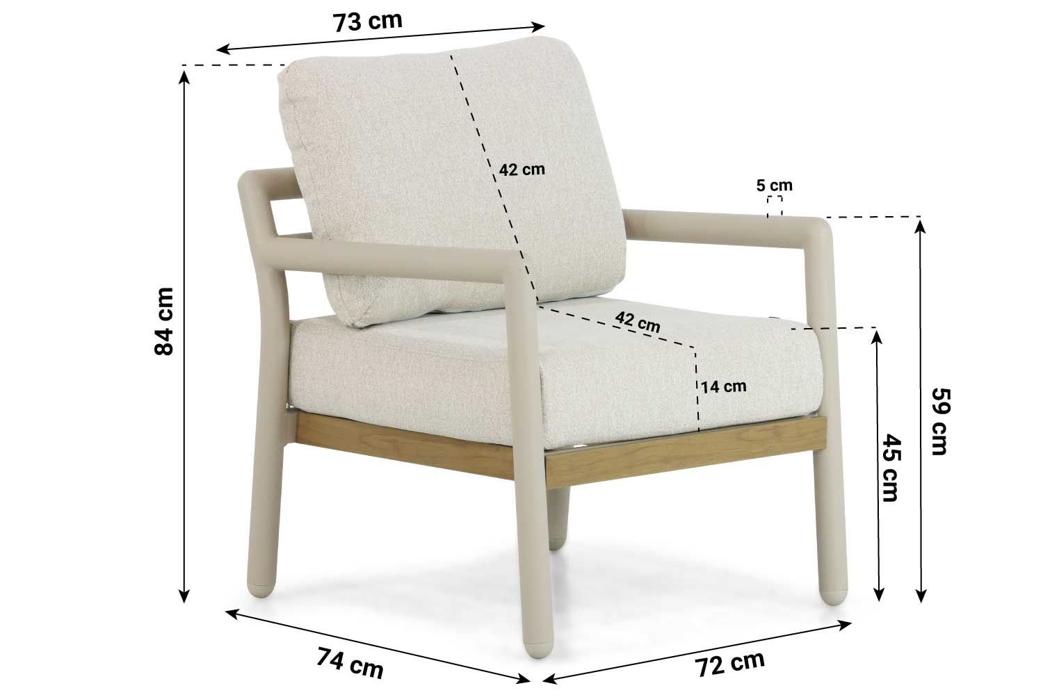 Santika Aulia hoek loungeset 5-delig thumbnail