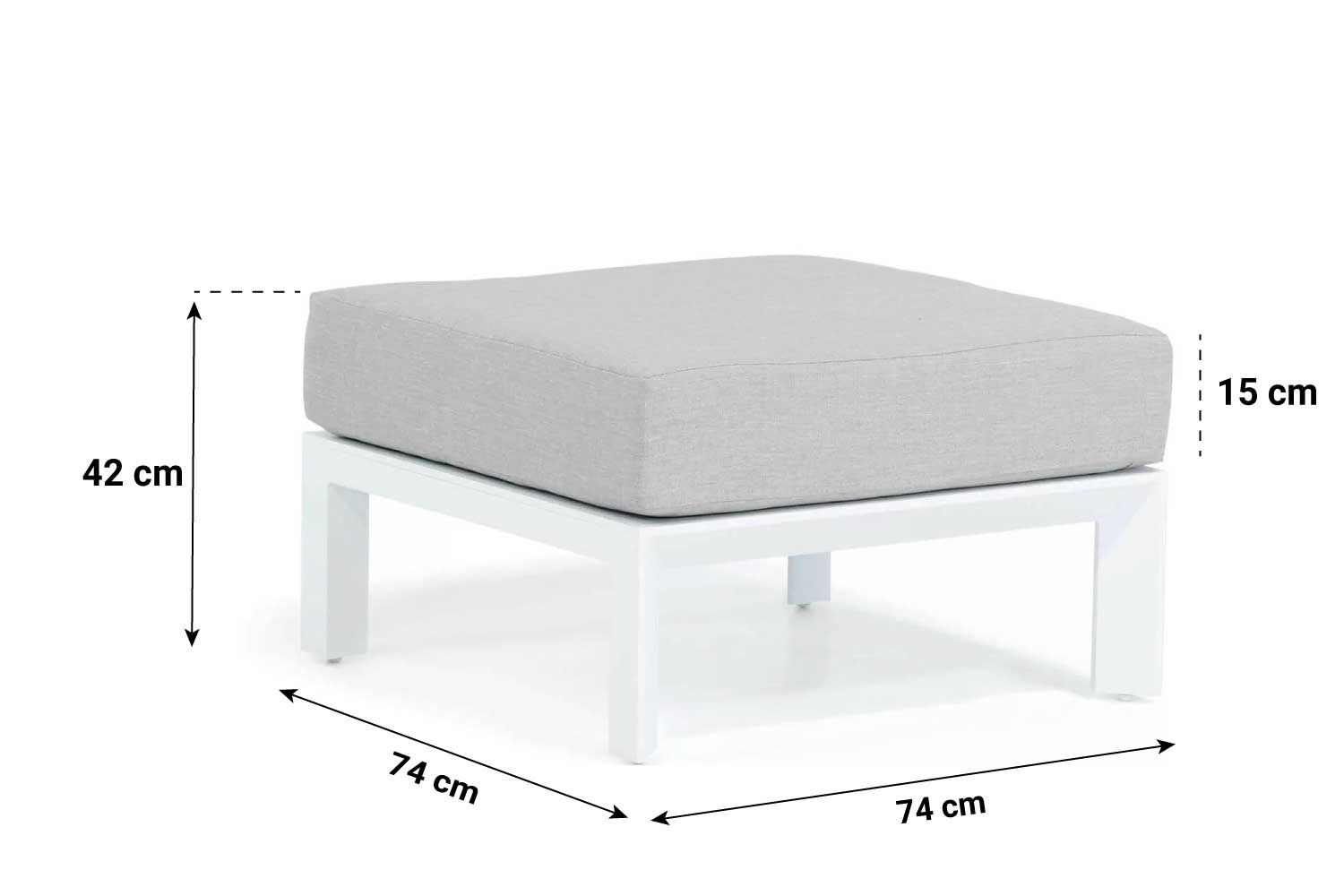 Santika Cinta stoel-bank loungeset 4-delig - Quick Dry Foam thumbnail