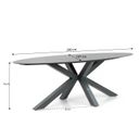 Santika Ellisse dining tuintafel 240 x 107 cm thumbnail