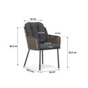 Santika Fasano/Vienna 240 cm dining tuinset 7-delig thumbnail