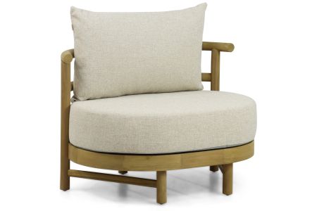 Santika Kayu lounge tuinstoel