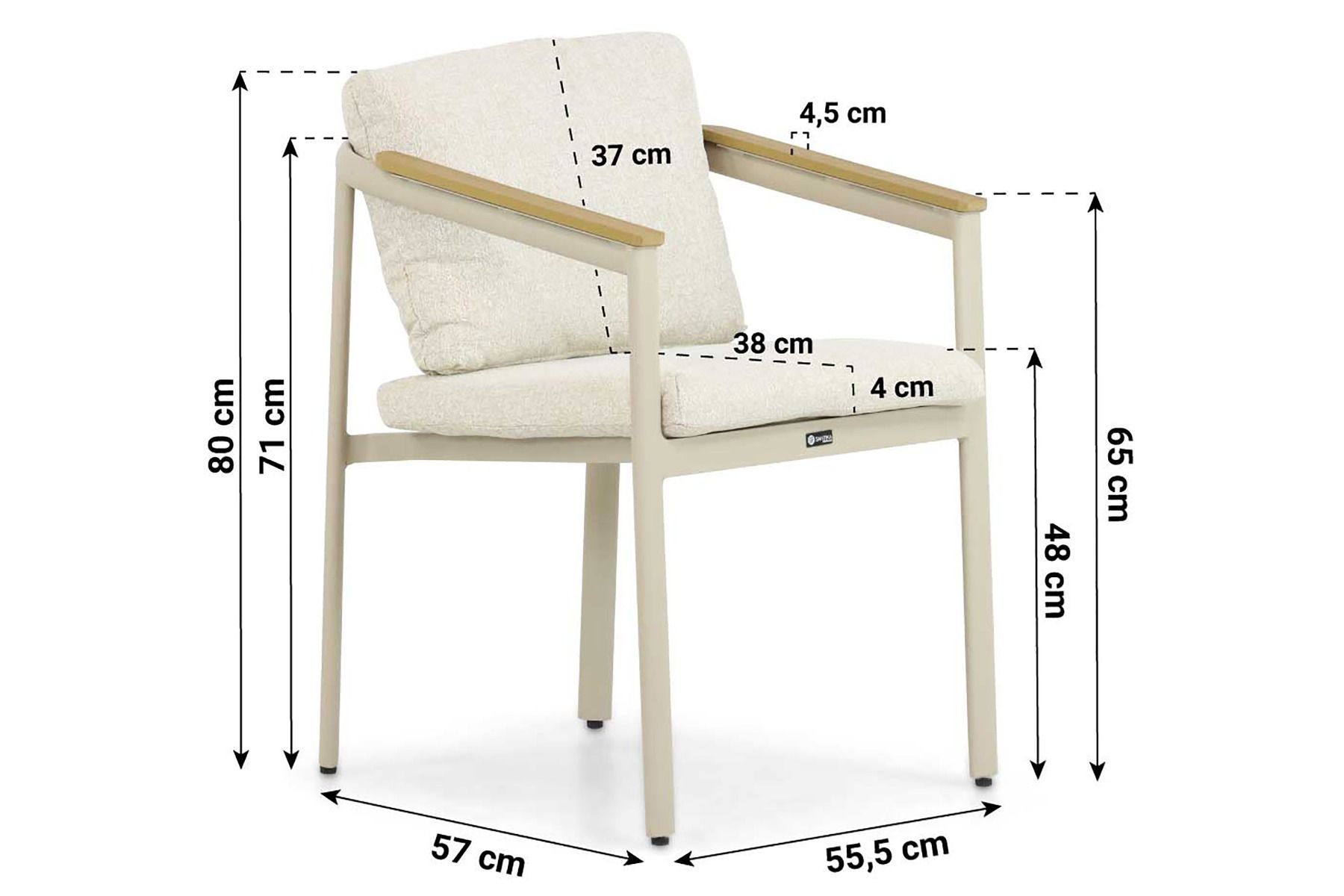 Santika Mind/Mind 200 cm dining tuinset 7-delig