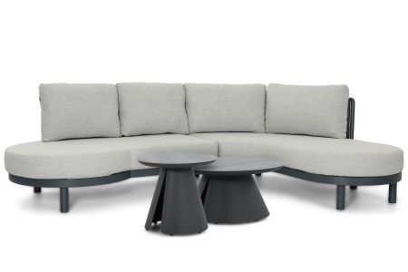 Santika Nanda/Cayora 50/80 cm organisch loungeset 4-delig