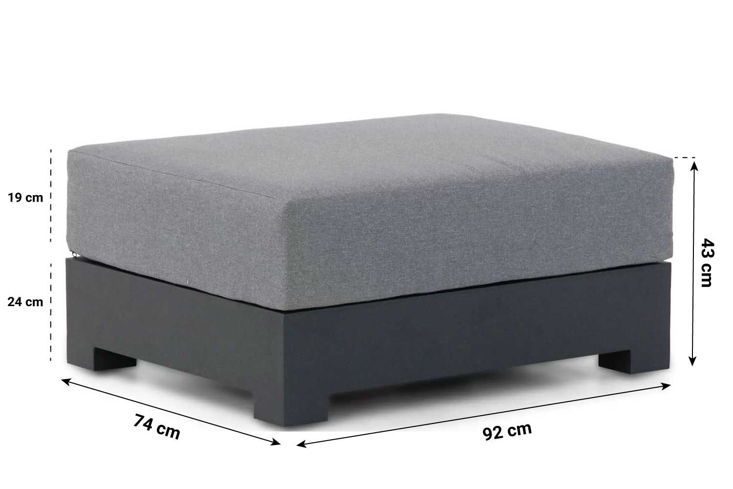 Santika Phantom hoek loungeset 7-delig
