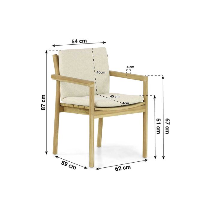 Santika Suka dining tuinstoel Santika Suka dining tuinstoel