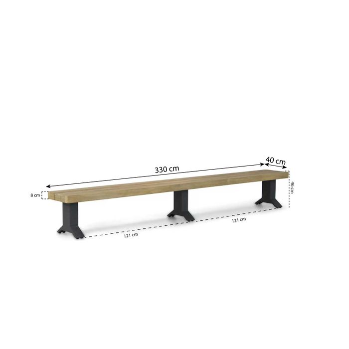 Garden Collections Oxbow/Superior 330 cm dining tuinset 6-delig