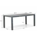 Osmen Joliet/Yoko 180 cm dining tuinset 5-delig thumbnail
