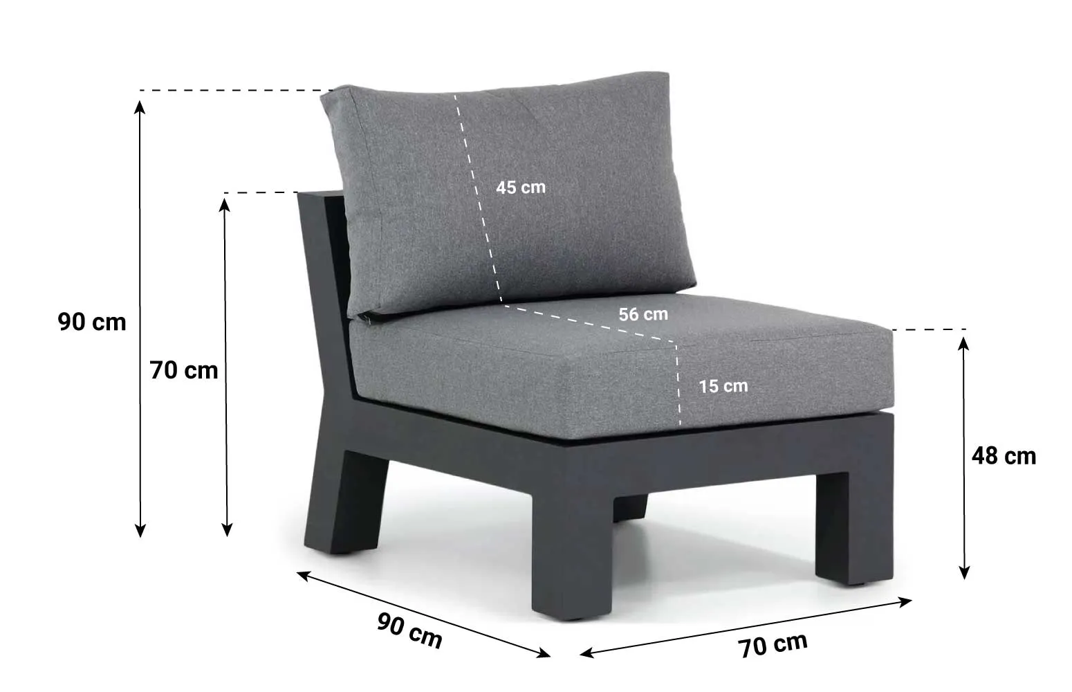 Santika Yovita hoek loungeset 5-delig thumbnail