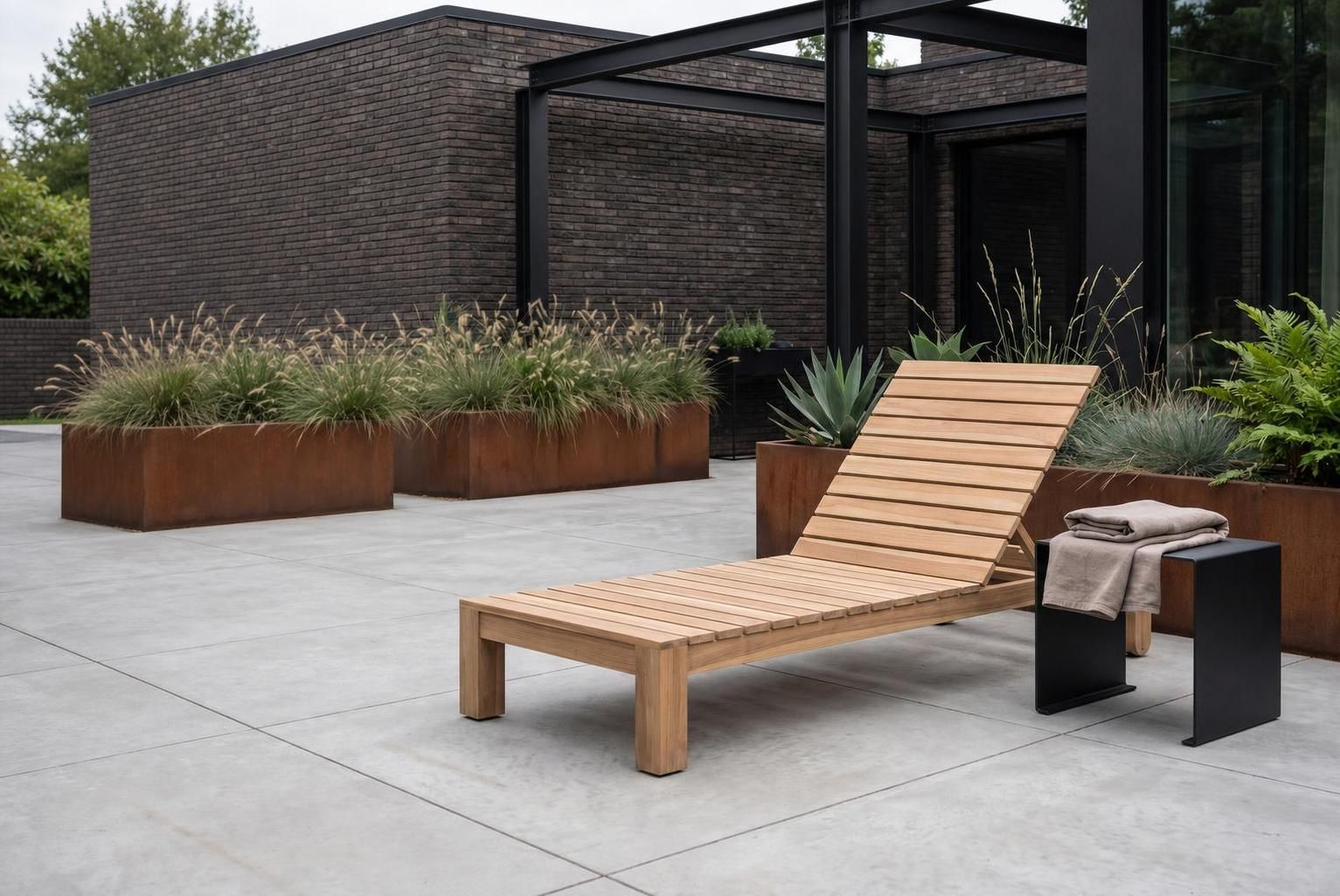 Santika Arlington Gartenliege holz