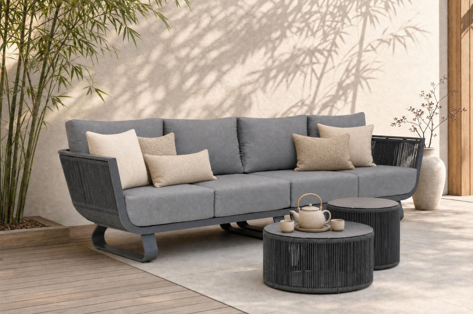 Santika Corniche lounge tuinbank 4-delig