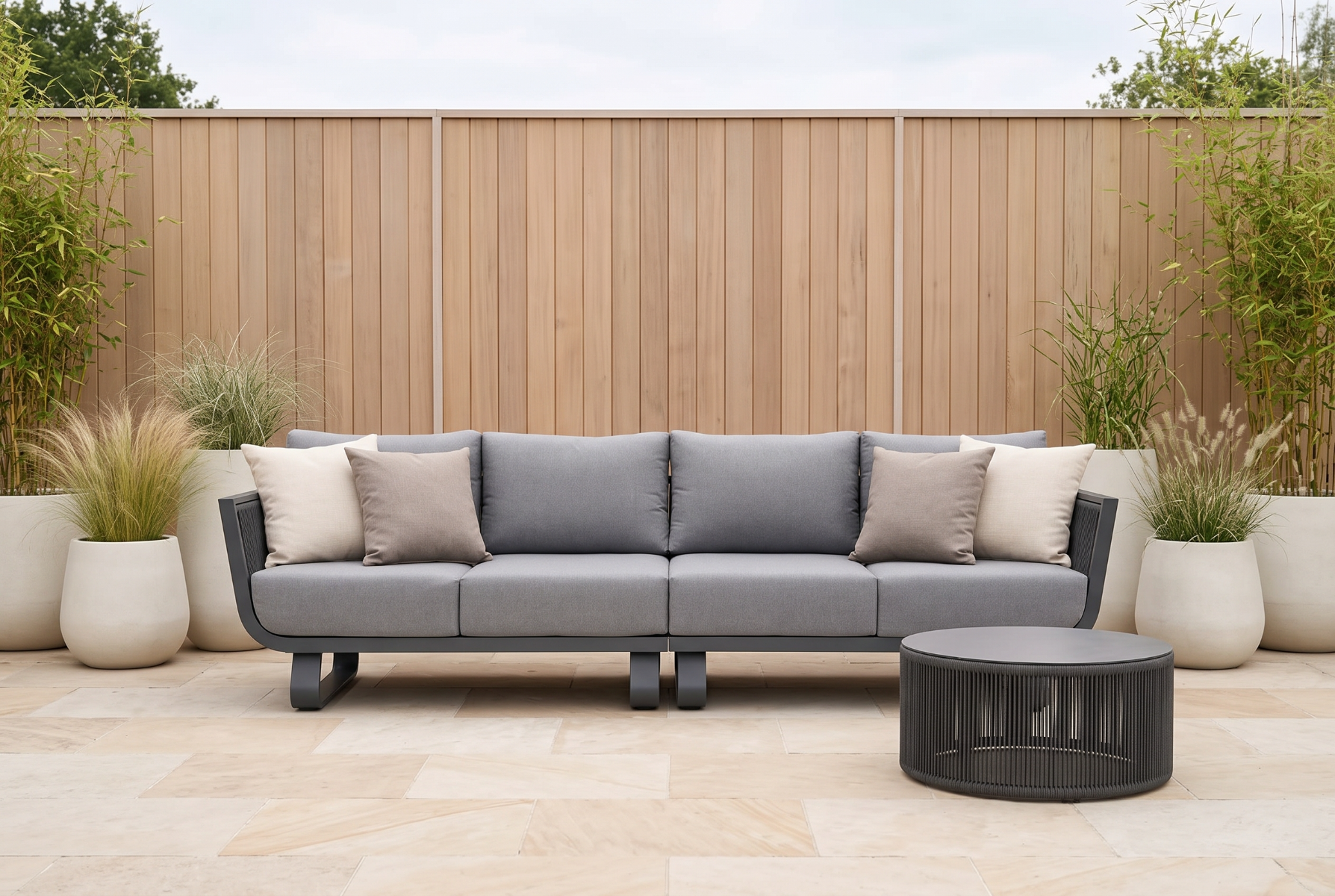 Santika Corniche loungebank 3-delig