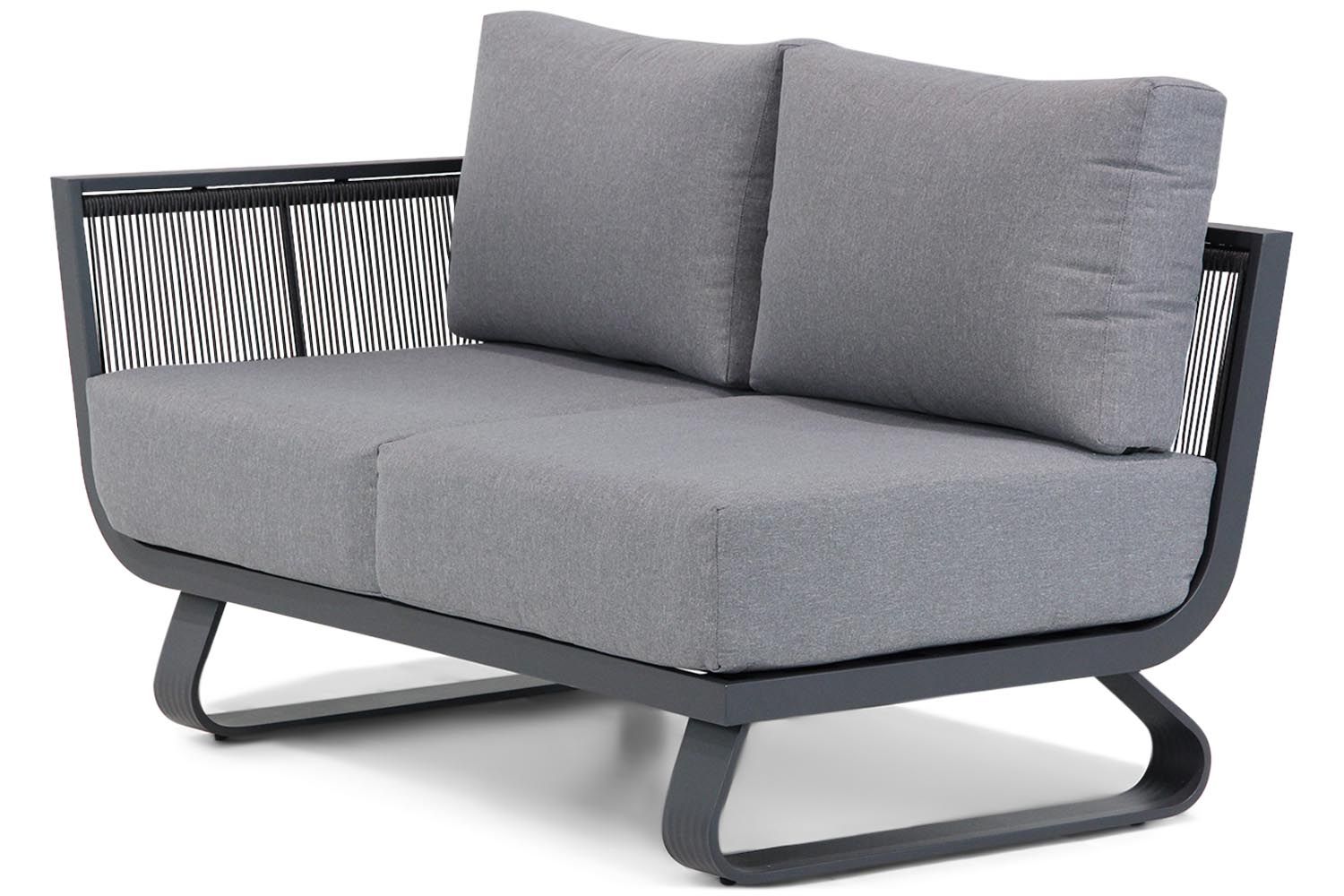Santika Corniche chaise longue loungeset 4-delig rechts thumbnail