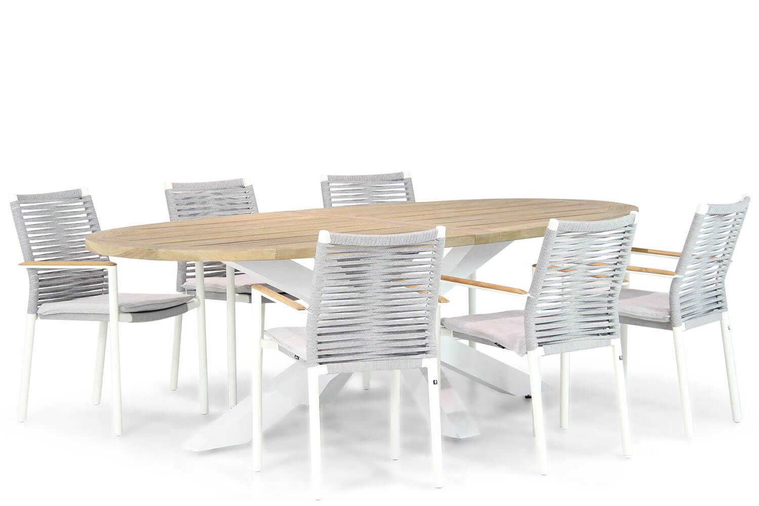 Santika Giovane/Bradford  240 cm dining tuinset 7-delig thumbnail